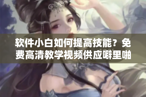 軟件小白如何提高技能？免費(fèi)高清教學(xué)視頻供應(yīng)噼里啪啦