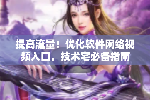 提高流量！優(yōu)化軟件網(wǎng)絡(luò)視頻入口，技術(shù)宅必備指南