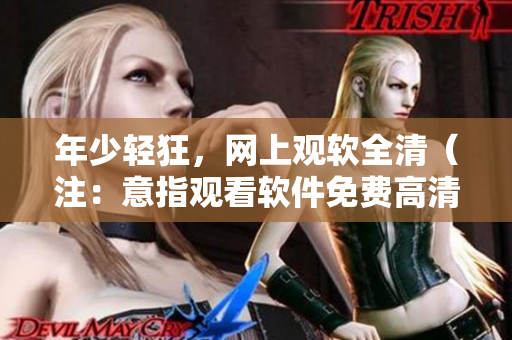 年少輕狂，網(wǎng)上觀軟全清（注：意指觀看軟件免費高清版本）