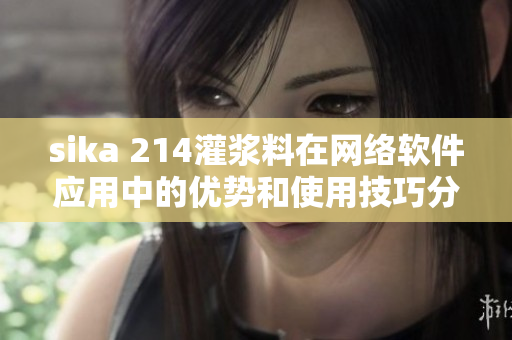sika 214灌漿料在網(wǎng)絡(luò)軟件應用中的優(yōu)勢和使用技巧分享