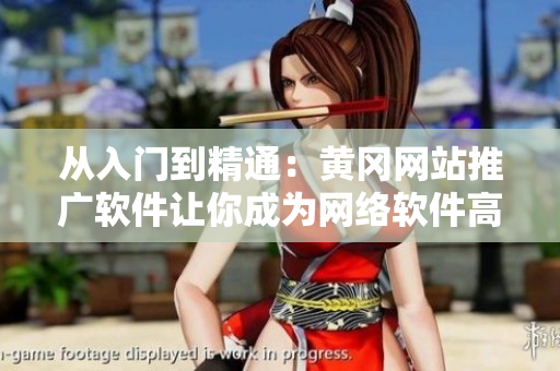 從入門到精通：黃岡網(wǎng)站推廣軟件讓你成為網(wǎng)絡軟件高手
