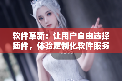 軟件革新：讓用戶自由選擇插件，體驗(yàn)定制化軟件服務(wù)