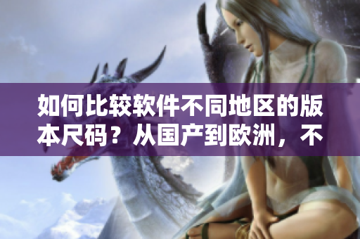 如何比較軟件不同地區(qū)的版本尺碼？從國產到歐洲，不再困惑！