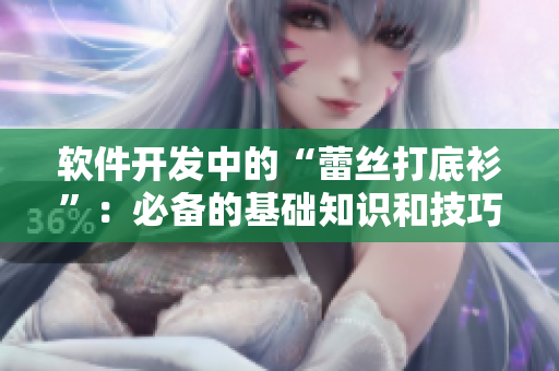 軟件開發(fā)中的“蕾絲打底衫”：必備的基礎(chǔ)知識和技巧