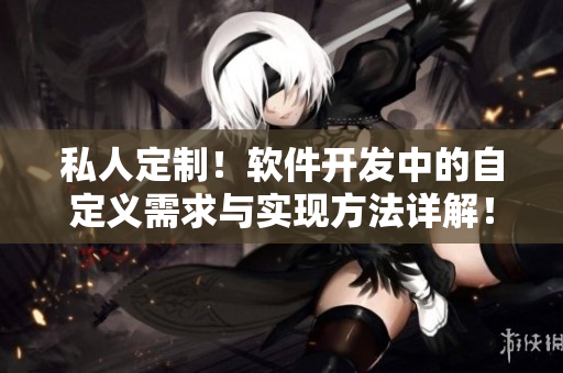 私人定制！軟件開發(fā)中的自定義需求與實現(xiàn)方法詳解！