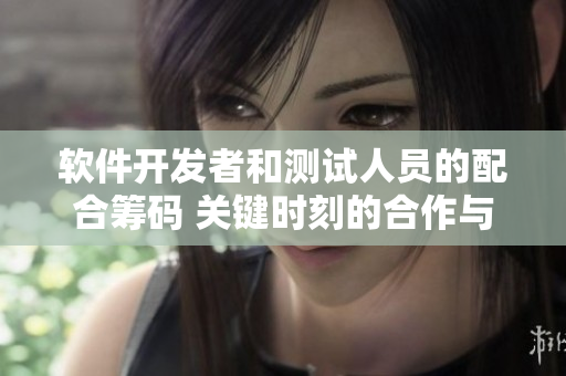 軟件開發(fā)者和測試人員的配合籌碼 關(guān)鍵時(shí)刻的合作與挑戰(zhàn)