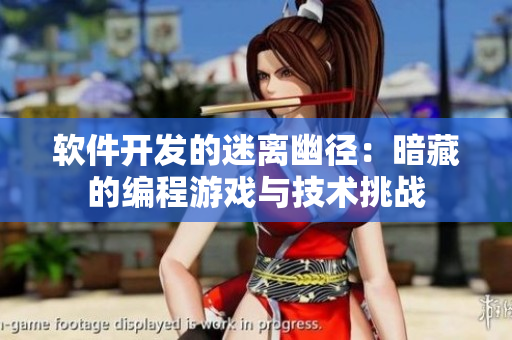 軟件開(kāi)發(fā)的迷離幽徑：暗藏的編程游戲與技術(shù)挑戰(zhàn)