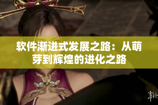 軟件漸進式發(fā)展之路：從萌芽到輝煌的進化之路