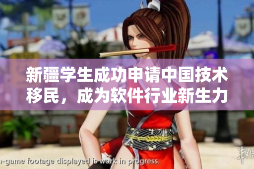 新疆學(xué)生成功申請中國技術(shù)移民，成為軟件行業(yè)新生力量