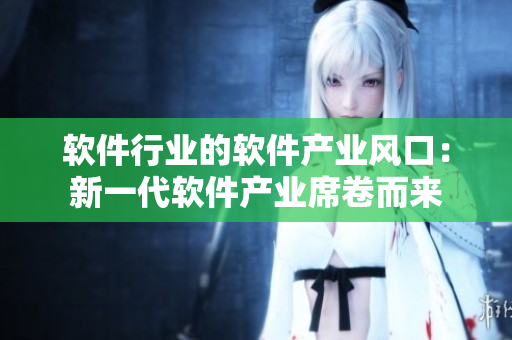 軟件行業(yè)的軟件產業(yè)風口：新一代軟件產業(yè)席卷而來