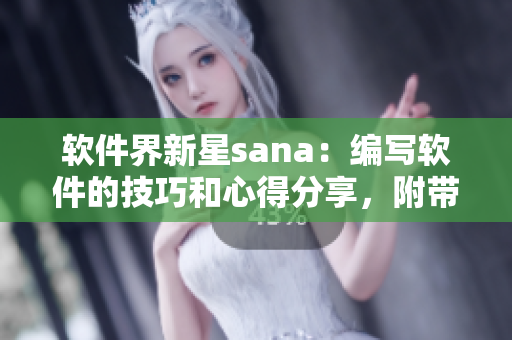軟件界新星sana：編寫軟件的技巧和心得分享，附帶代碼演示與注釋