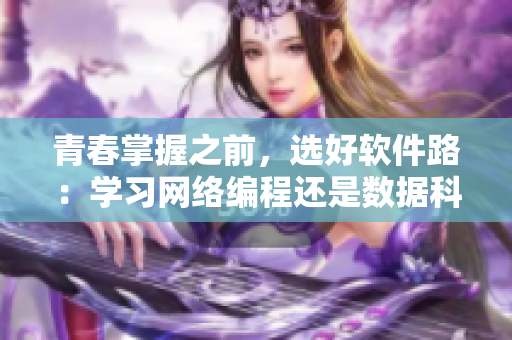 青春掌握之前，選好軟件路：學(xué)習(xí)網(wǎng)絡(luò)編程還是數(shù)據(jù)科學(xué)？