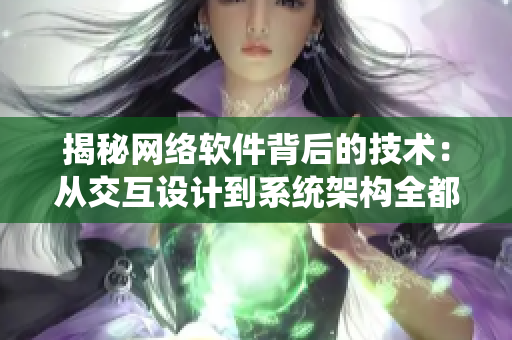 揭秘網絡軟件背后的技術：從交互設計到系統(tǒng)架構全都解析