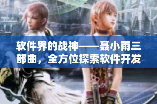軟件界的戰(zhàn)神——聶小雨三部曲，全方位探索軟件開發(fā)優(yōu)化之最！