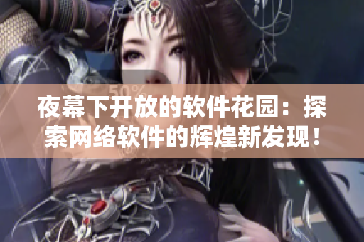 夜幕下開放的軟件花園：探索網(wǎng)絡(luò)軟件的輝煌新發(fā)現(xiàn)！
