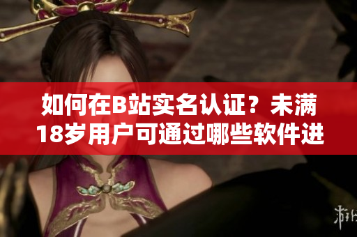 如何在B站實(shí)名認(rèn)證？未滿18歲用戶可通過哪些軟件進(jìn)行驗(yàn)證？