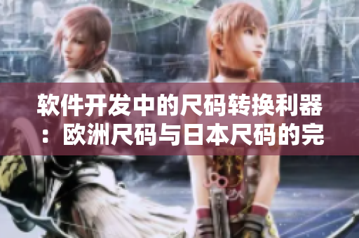 軟件開發(fā)中的尺碼轉換利器：歐洲尺碼與日本尺碼的完美對應