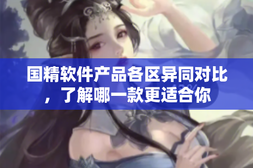 國精軟件產(chǎn)品各區(qū)異同對比，了解哪一款更適合你