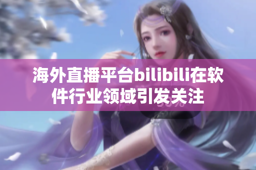 海外直播平臺bilibili在軟件行業(yè)領(lǐng)域引發(fā)關(guān)注