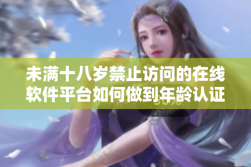 未滿十八歲禁止訪問的在線軟件平臺如何做到年齡認證？