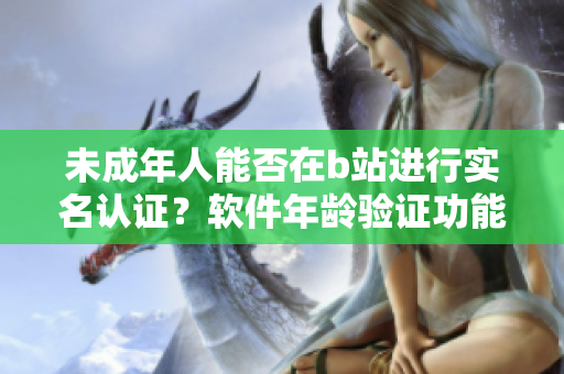 未成年人能否在b站進(jìn)行實(shí)名認(rèn)證？軟件年齡驗(yàn)證功能解析