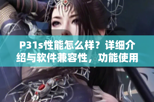 P31s性能怎么樣？詳細(xì)介紹與軟件兼容性，功能使用體驗