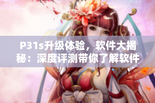 P31s升級體驗，軟件大揭秘：深度評測帶你了解軟件開發(fā)黑科技
