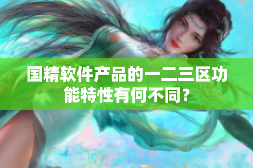 國精軟件產品的一二三區(qū)功能特性有何不同？