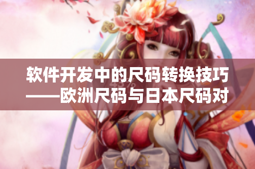 軟件開發(fā)中的尺碼轉(zhuǎn)換技巧——歐洲尺碼與日本尺碼對照