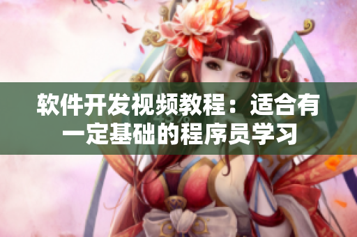 軟件開發(fā)視頻教程：適合有一定基礎(chǔ)的程序員學(xué)習(xí)