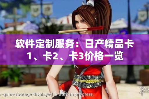軟件定制服務(wù)：日產(chǎn)精品卡1、卡2、卡3價(jià)格一覽