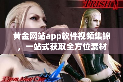黃金網(wǎng)站app軟件視頻集錦，一站式獲取全方位素材
