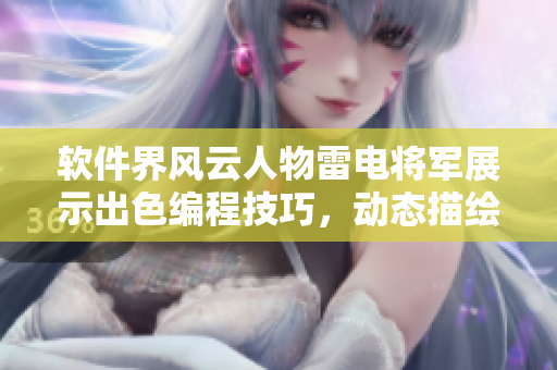 軟件界風(fēng)云人物雷電將軍展示出色編程技巧，動態(tài)描繪圖像風(fēng)采。