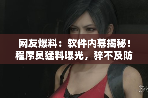 網(wǎng)友爆料：軟件內(nèi)幕揭秘！程序員猛料曝光，猝不及防！