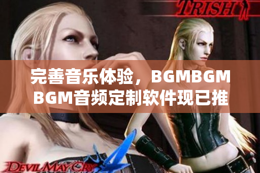 完善音樂體驗，BGMBGMBGM音頻定制軟件現(xiàn)已推出，價格超低驚喜