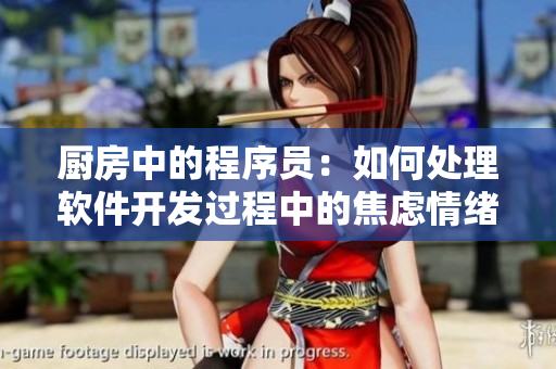 廚房中的程序員：如何處理軟件開發(fā)過程中的焦慮情緒？