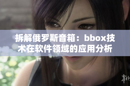 拆解俄羅斯音箱：bbox技術在軟件領域的應用分析