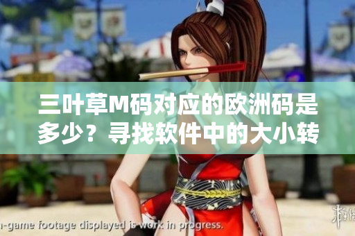 三葉草M碼對(duì)應(yīng)的歐洲碼是多少？尋找軟件中的大小轉(zhuǎn)換秘籍