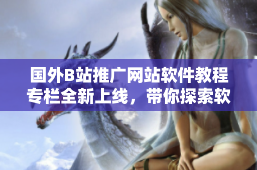 國外B站推廣網(wǎng)站軟件教程專欄全新上線，帶你探索軟件世界