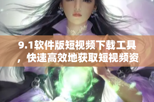 9.1軟件版短視頻下載工具，快速高效地獲取短視頻資源