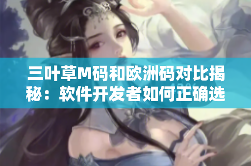 三葉草M碼和歐洲碼對比揭秘：軟件開發(fā)者如何正確選擇尺碼？