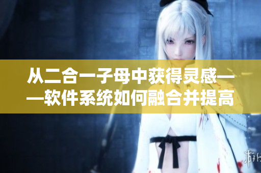 從二合一子母中獲得靈感——軟件系統(tǒng)如何融合并提高效率？