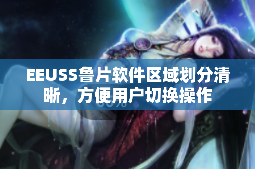 EEUSS魯片軟件區(qū)域劃分清晰，方便用戶切換操作