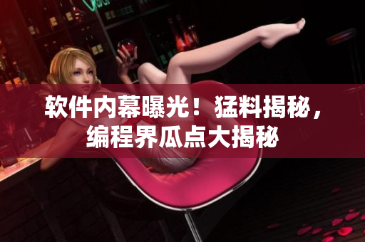 軟件內(nèi)幕曝光！猛料揭秘，編程界瓜點(diǎn)大揭秘