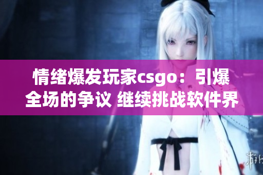 情緒爆發(fā)玩家csgo：引爆全場(chǎng)的爭(zhēng)議 繼續(xù)挑戰(zhàn)軟件界巔峰