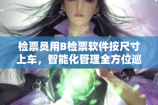 檢票員用B檢票軟件按尺寸上車，智能化管理全方位巡檢