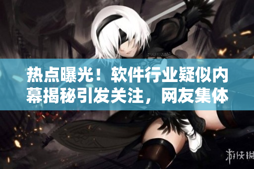 熱點(diǎn)曝光！軟件行業(yè)疑似內(nèi)幕揭秘引發(fā)關(guān)注，網(wǎng)友集體“吃瓜”盯緊屏幕