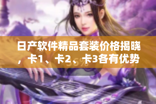 日產(chǎn)軟件精品套裝價格揭曉，卡1、卡2、卡3各有優(yōu)勢
