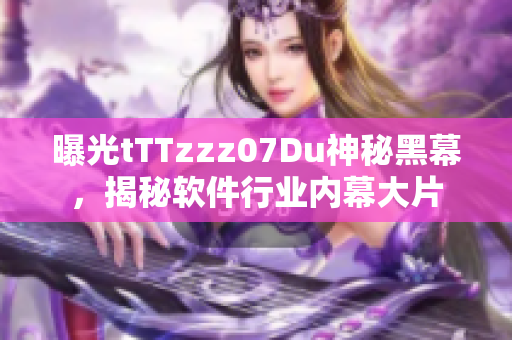 曝光tTTzzz07Du神秘黑幕，揭秘軟件行業(yè)內(nèi)幕大片