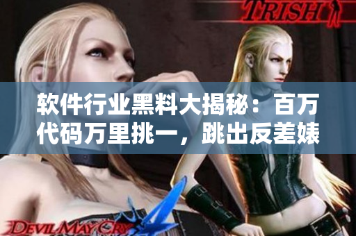 軟件行業(yè)黑料大揭秘：百萬代碼萬里挑一，跳出反差婊合集，揭示婊代碼黑幕